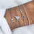 30 Style Boho Bangle Elephant Heart Shell Star Moon Bow Map Crystal Bead Bracelet Women Charm Party Wedding Jewelry Accessories