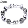 CUTEECO European Love Heart Charm Bracelets & Bangles 2018 New Marano Beads Fits Brand Bracelets Female Fashion Jewelry Gifts