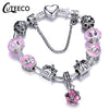 CUTEECO European Love Heart Charm Bracelets & Bangles 2018 New Marano Beads Fits Brand Bracelets Female Fashion Jewelry Gifts