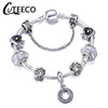 CUTEECO European Love Heart Charm Bracelets & Bangles 2018 New Marano Beads Fits Brand Bracelets Female Fashion Jewelry Gifts