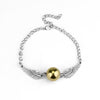 Movie HP Potter Deathly Hallows Bracelet Time Turner Hogwarts School Logo Bangles Bracelets for Women Men Jewelry Gift